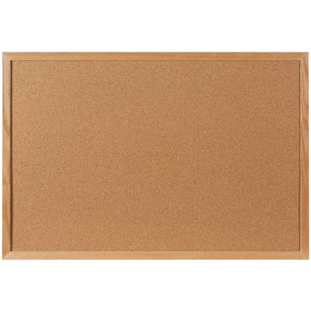 6 x 4' Cork Board with Oak Frame